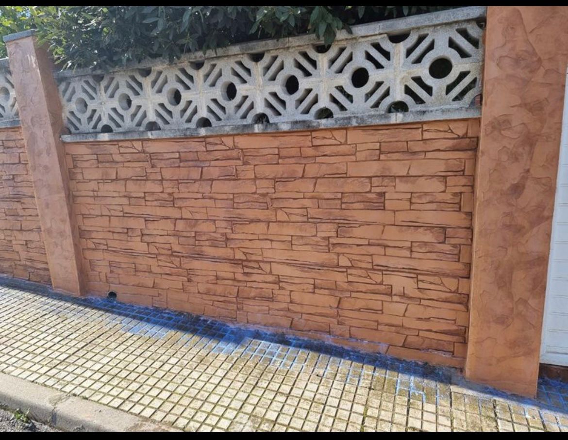 Precio para poner hormigón impreso vertical